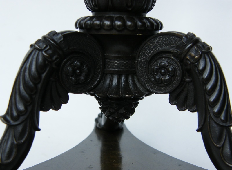 695. Fine Pair French Bronze Candelabra Manner Claude Michel Clodion - Image 12