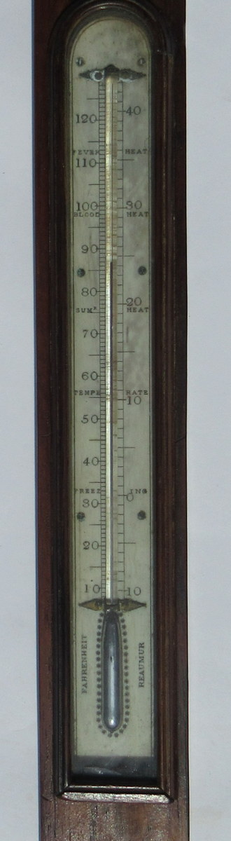 367. Superb Rosewood Stick Barometer Abraham Cheltenhan early 19thCt - Image 6