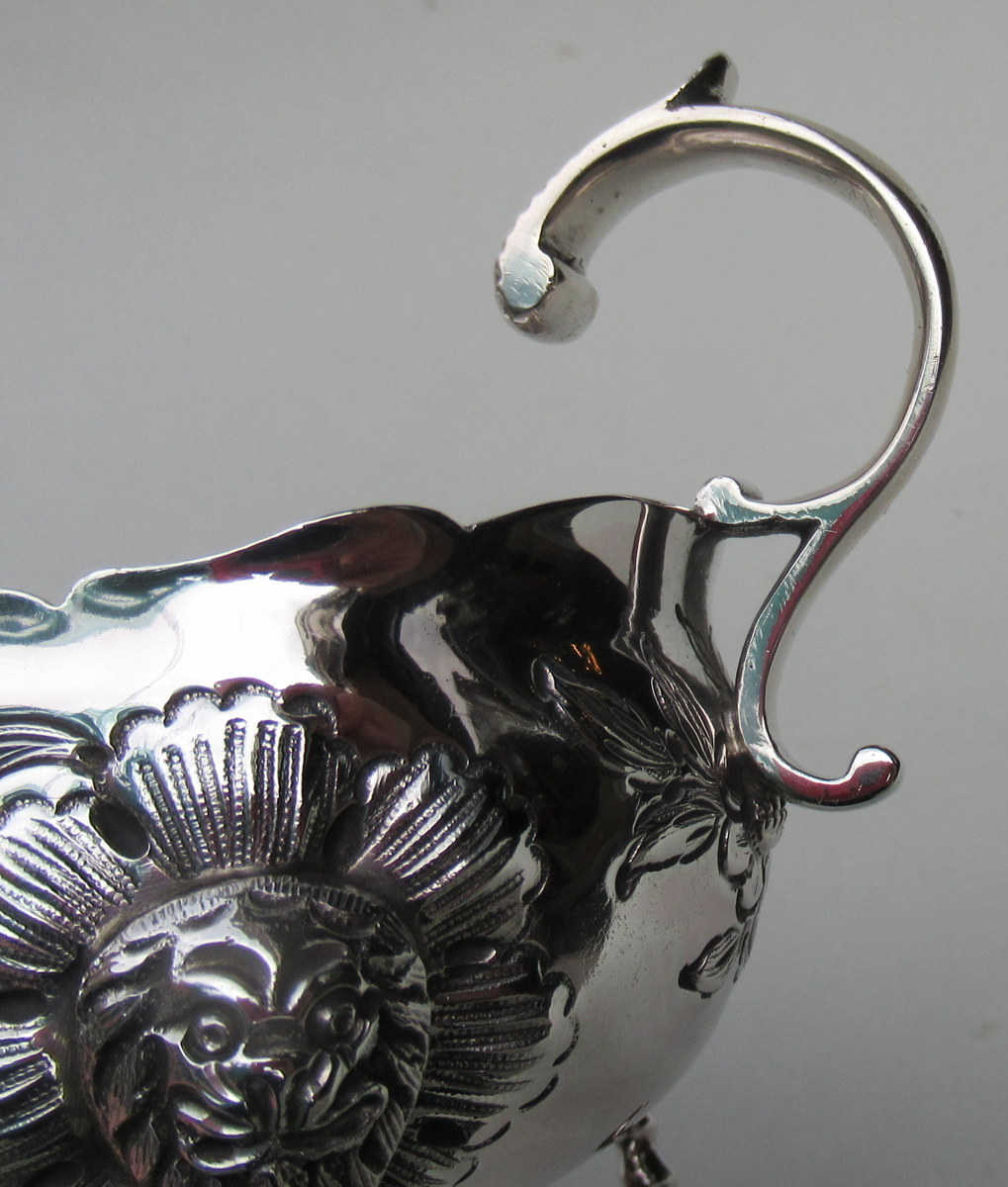 603. Rare Irish Silver Gravy Boat by Charles Lamb Dublin 1901. 6.5ozs - Image 6