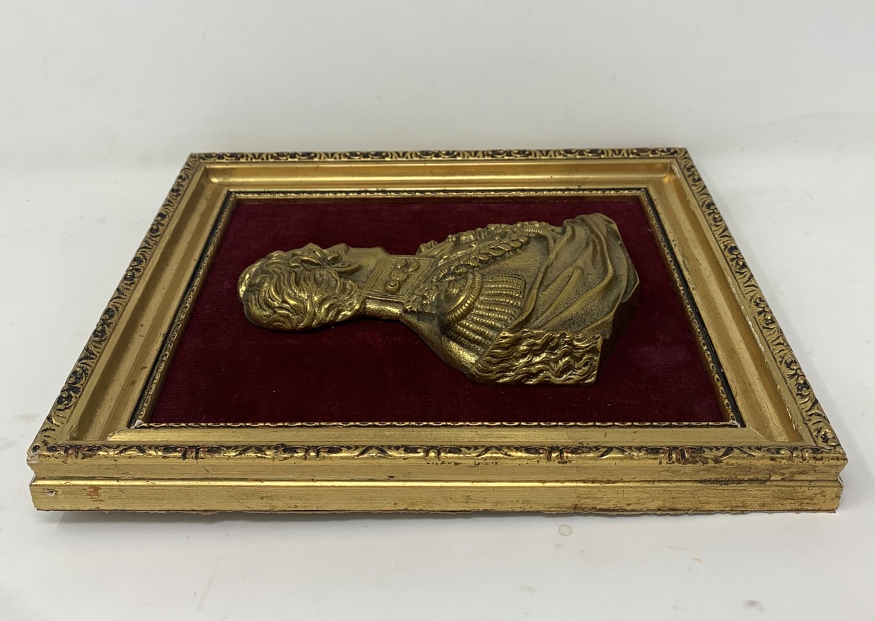 613. Arthur Wellesley 1st Duke of Wellington Antique Bronze Portrait Dublin Irishman - Image 6