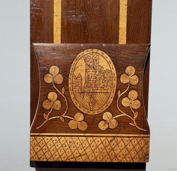 369. Antique Irish Killarney Lakes Killarneyware Arbutus Wood Desk Book Slide Holder