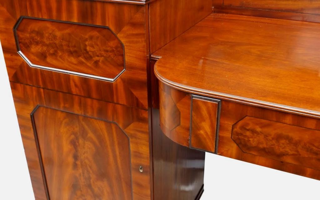 334. Superb Regency Twin Pedestal Mahogany Sideboard early 19thCt - Image 2