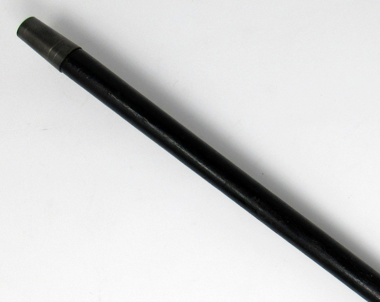 406. Fine Ladies Ebonized Swagger Stick with Unusual Continental Silver Grip 19thCt - Image 4
