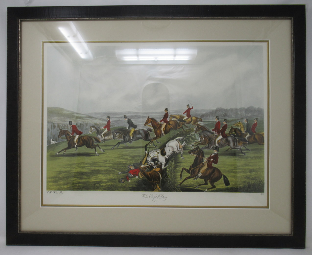 755. The Oxford Drag after C R Winter Set Four Colour Print - Image 3