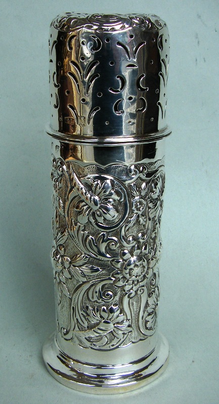 218. Rare Irish Silver Muffineer Charles Lamb Dublin 1901. 8.9ozs - Image 2