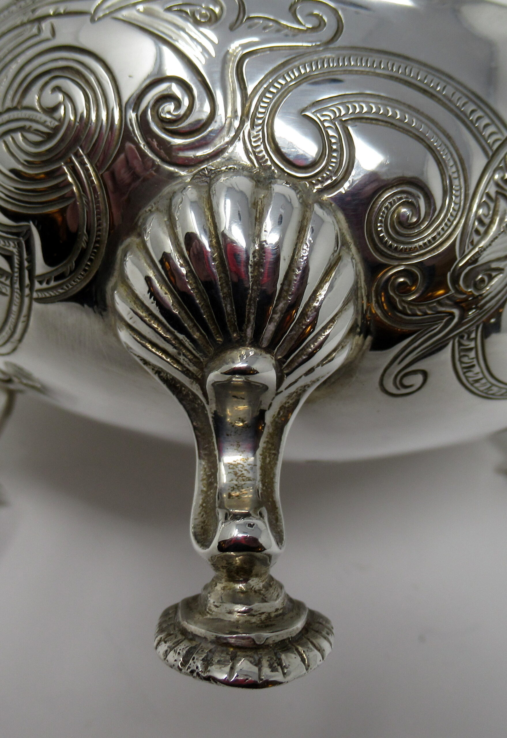 190. Irish Commemorative Silver Gravy Boat by Alwright Marshall Dublin 1966. 8ozs - Image 8