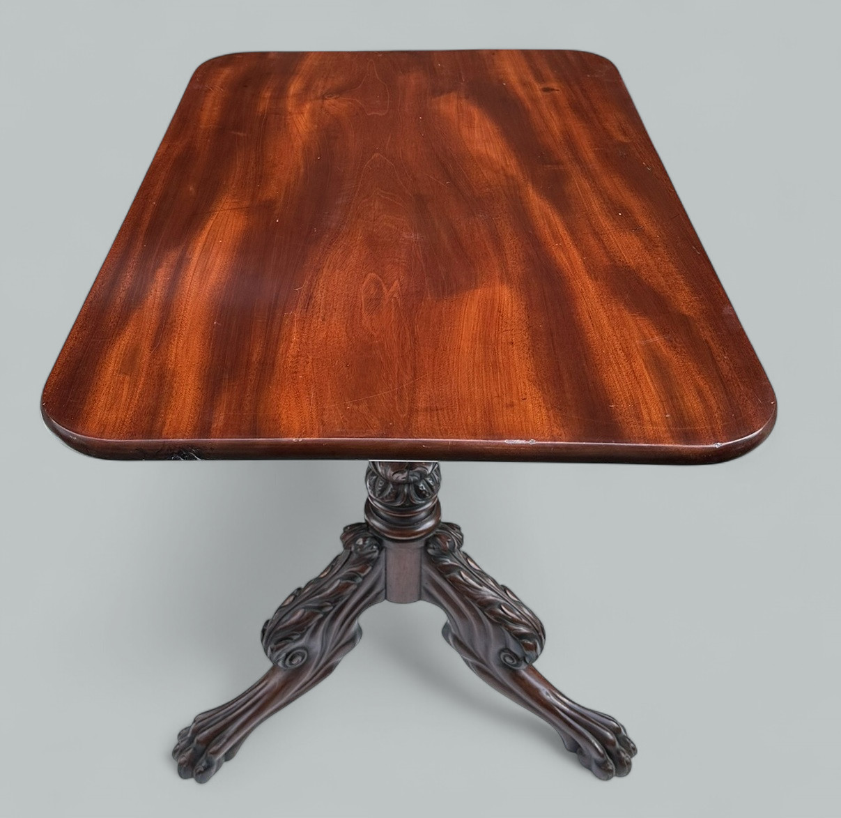 852. Antique Regency Mahogany Occasional Snap Top Table possibly Irish 19th Century - Image 3