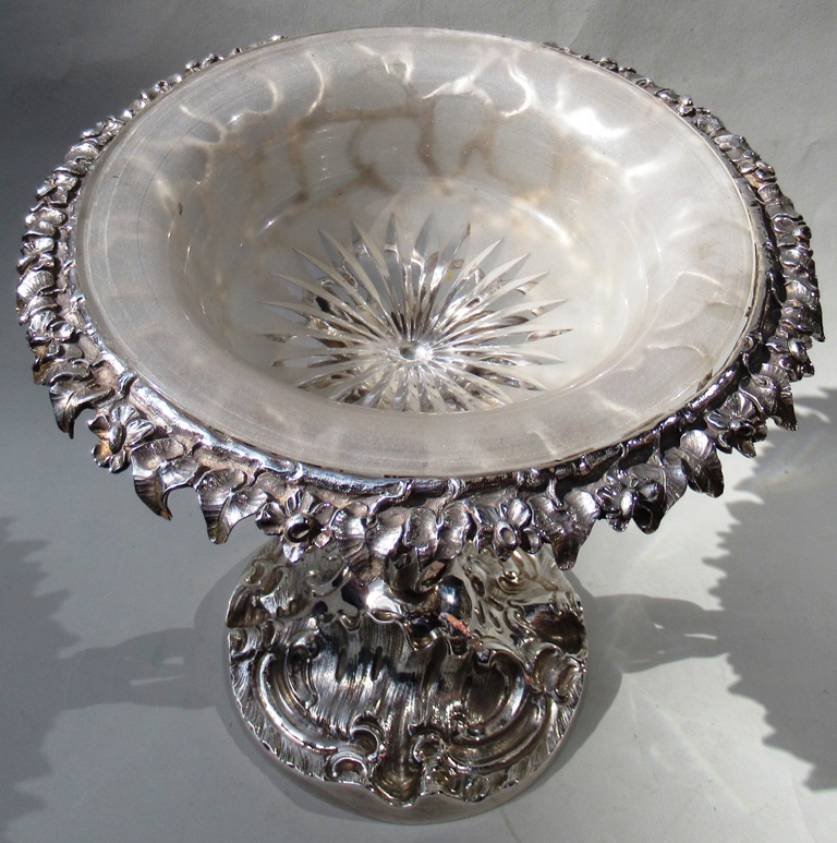 792. Superb Heavy Gauge Sterling Silver Centerpiece Charles Thomas Fox London 1846 - Image 2