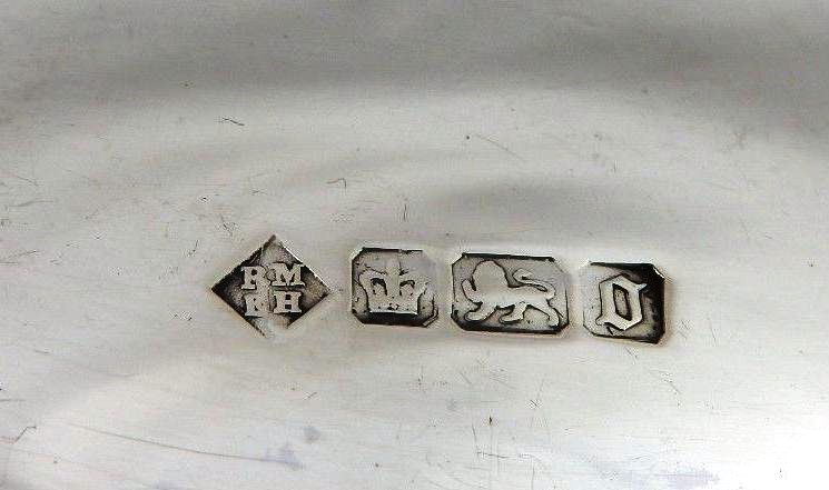 306. Fine Heavy Gauge Sterling Silver Fruit Basket Martin Hall Sheffield 1906 - Image 6