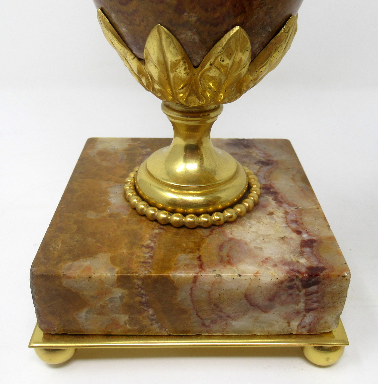 988. Fine Pair French BRECHE-VIOLETTE Gilt Bronze Table Lamps 19th Ct - Image 6