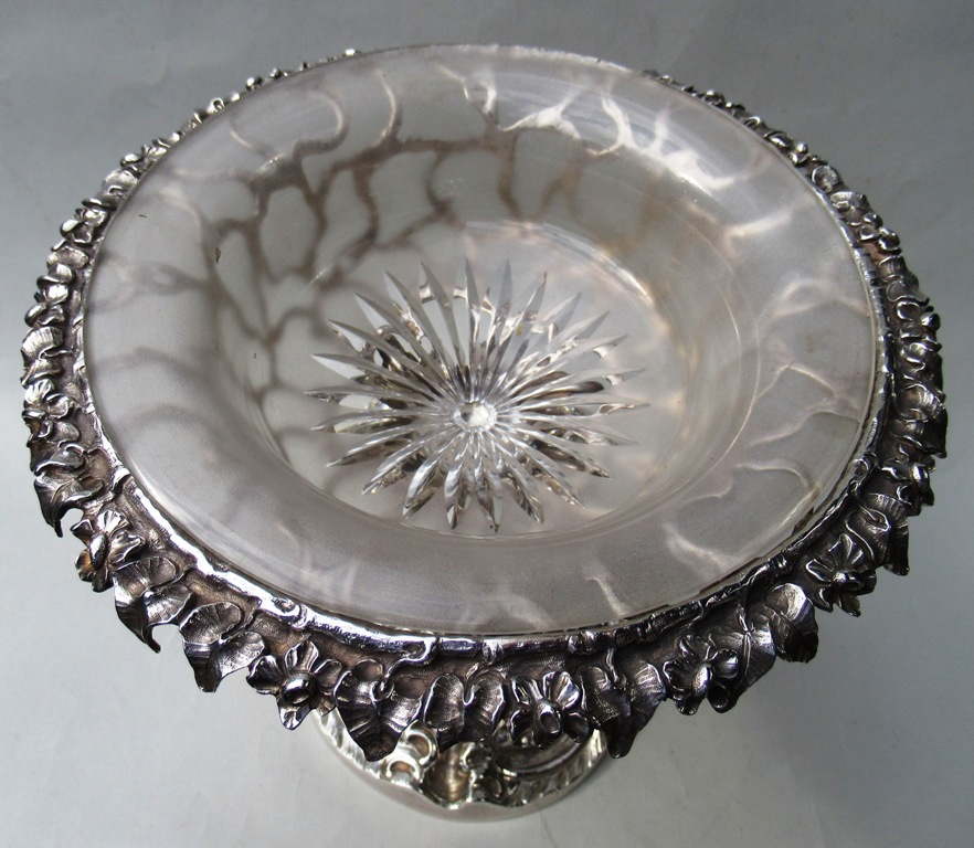 792. Superb Heavy Gauge Sterling Silver Centerpiece Charles Thomas Fox London 1846 - Image 3