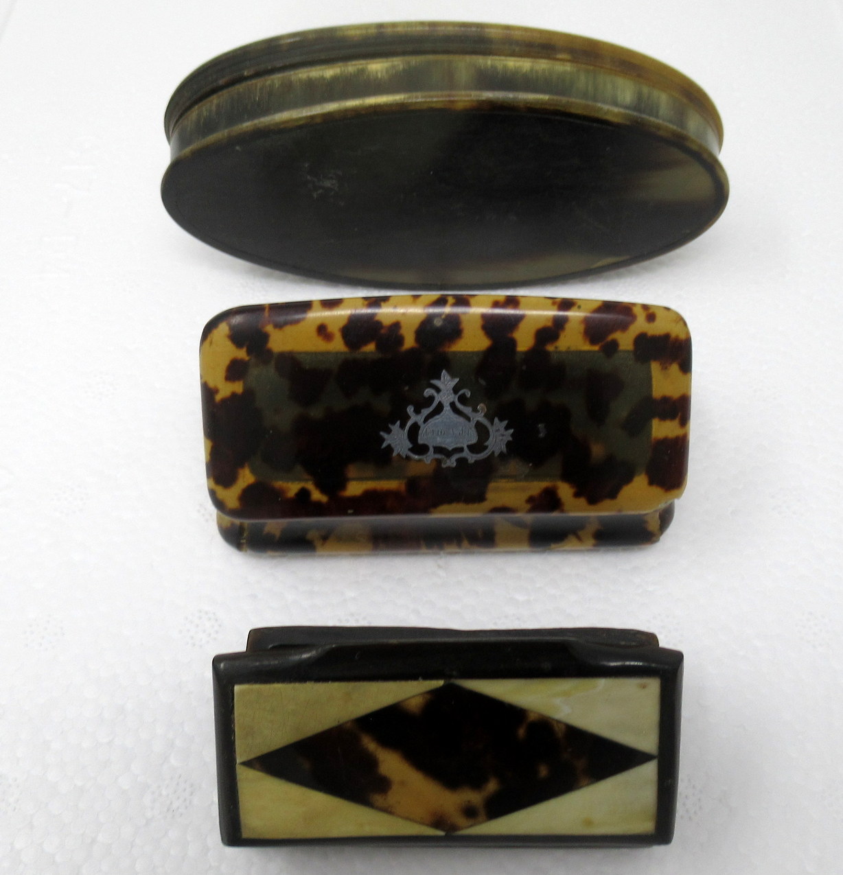 726. Antique Victorian Silver Card Case Trinket and Snuff Box Regency Grand Tour 19ct - Image 4