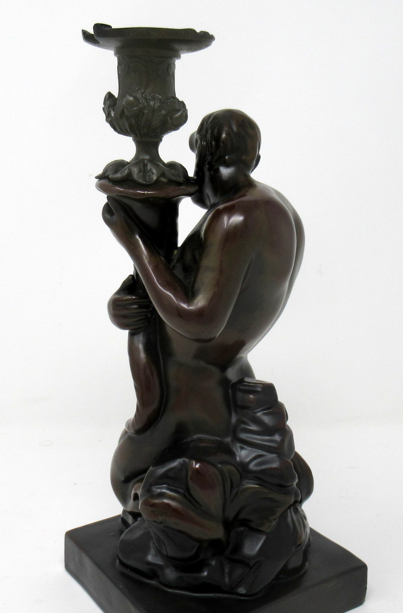 993. Fine Staffordshire Figure of a Triton John Flaxman by Wood Caldwell 1810 - Image 3
