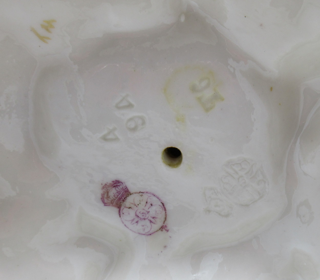 763. Pair Royal Worcester Porcelain Nautilus Shell Vases Late 19th Ct - Image 8