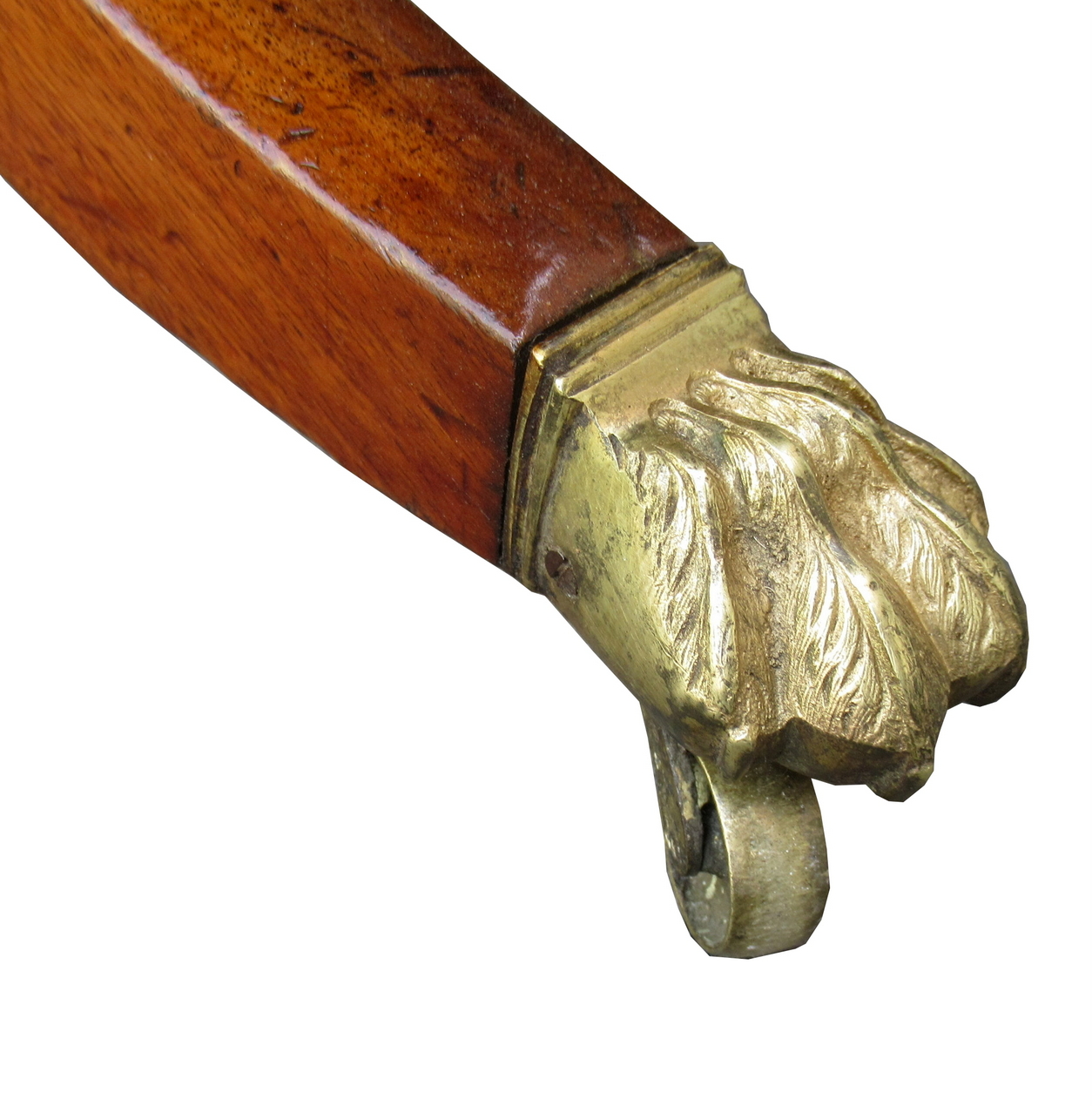 244. Fine Irish Mahogany Fold-over Tea Table by Mack Williams Gibton 1825-1830 - Image 4