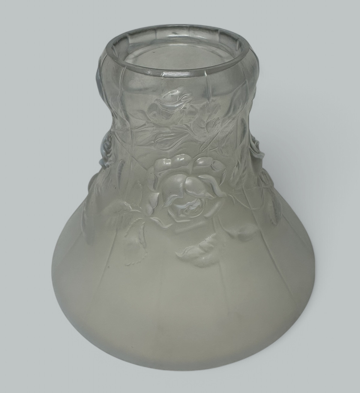 287. Antique Rene Lalique Style Barolac Art Deco Opalescent Bowl Centerpiece 1930s - Image 10