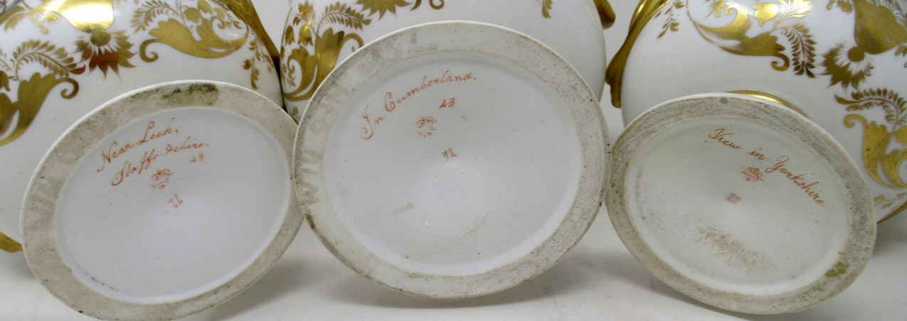 362. Pair Regency Crown Derby Campana Porcelain Urns Vases Garniture Robert Brewer - Image 11