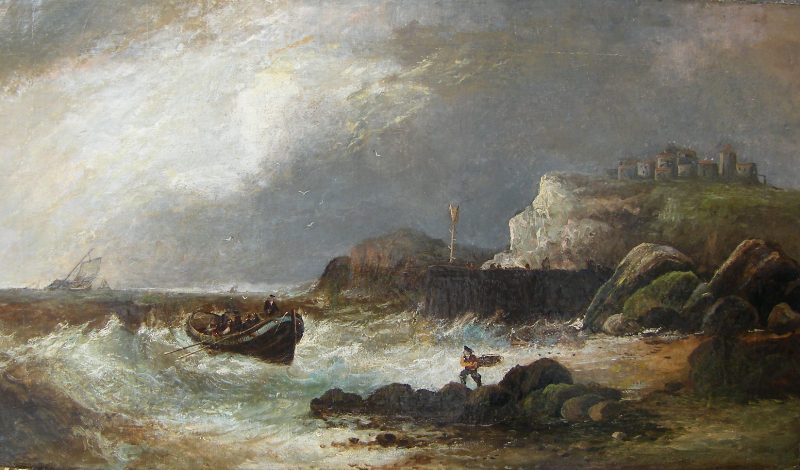 342. School of William Callow Oil on Canvas 19th Ct