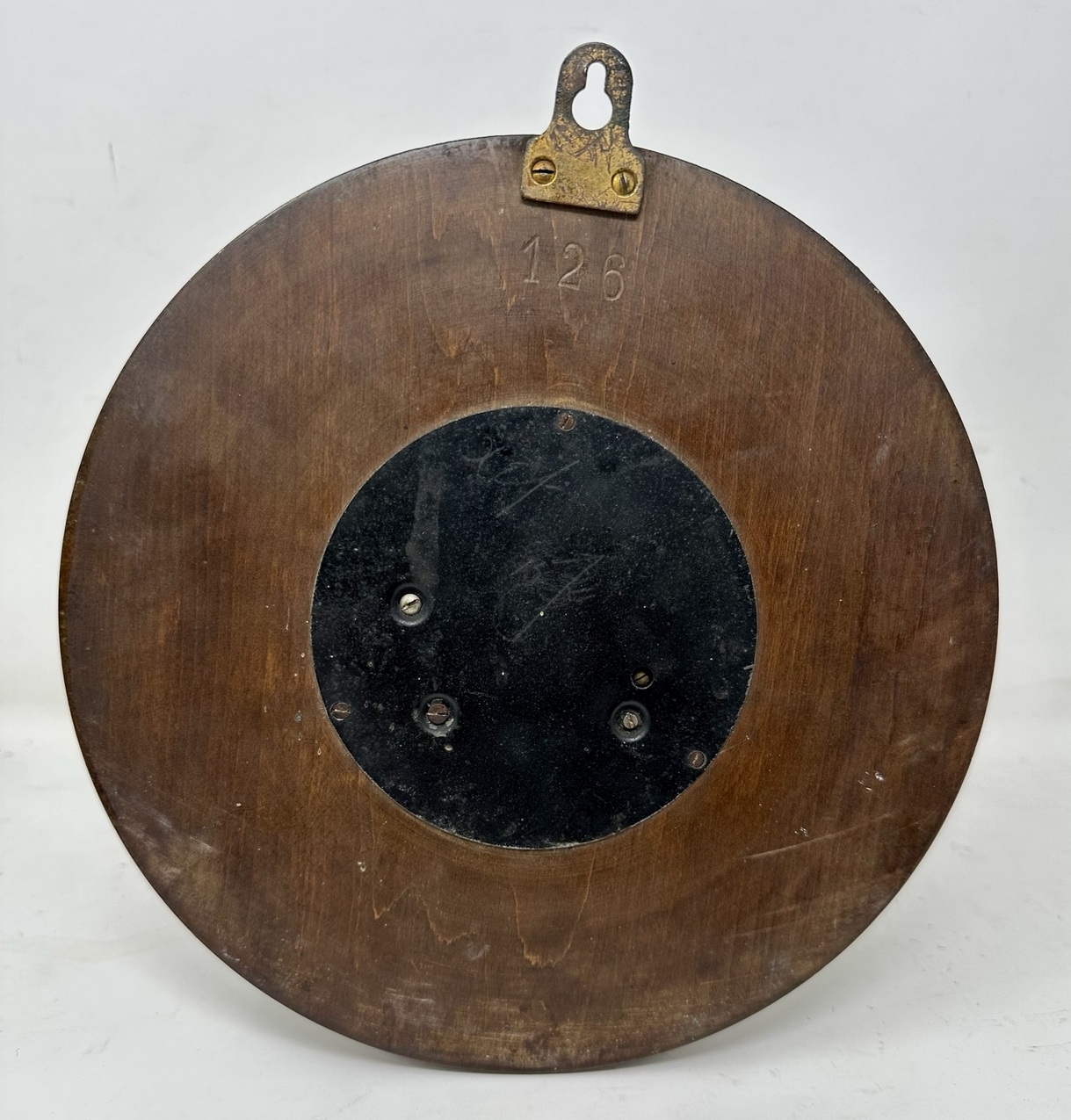 987. Antique Irish Carved Oak Aneroid Barometer Retailed by William Egan Cork Ireland - Image 5