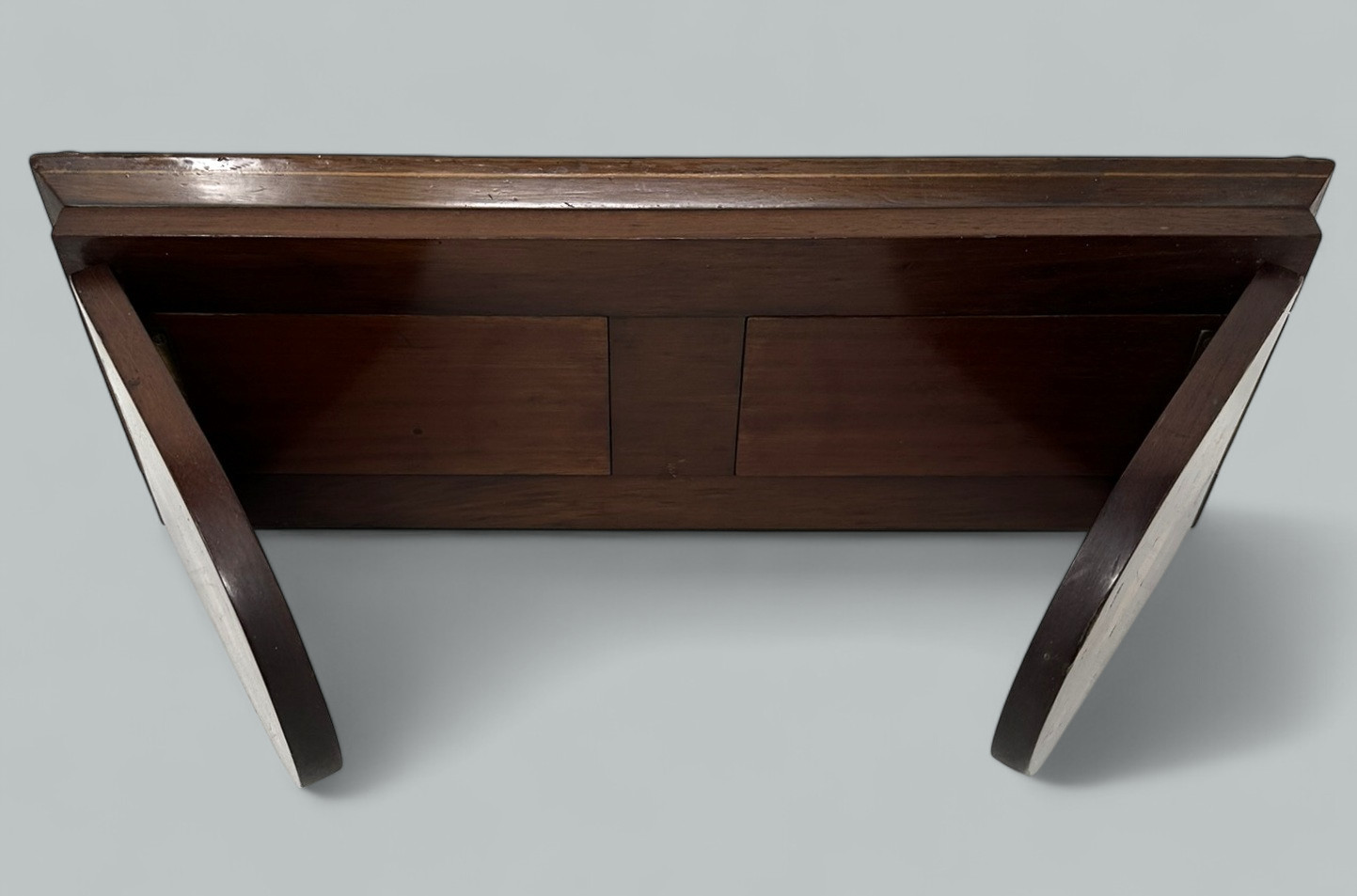 340. Antique Victorian Mahogany Inlaid Book Slide Bookcase Nineteenth Century - Image 7