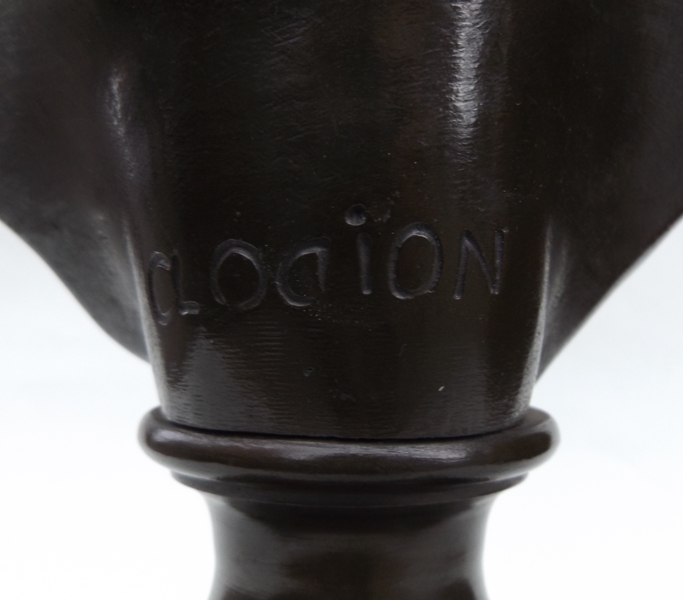 736. Grand Tour Classical Bronze Bacchus by Clodion Sienna Marble early 19Ct - Image 8