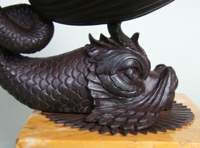 433. Rare Bronze Sienna Inkwell Regency Period Manner Thomas Messenger - Image 7