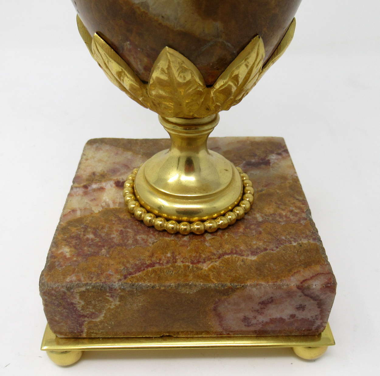 988. Fine Pair French BRECHE-VIOLETTE Gilt Bronze Table Lamps 19th Ct - Image 7