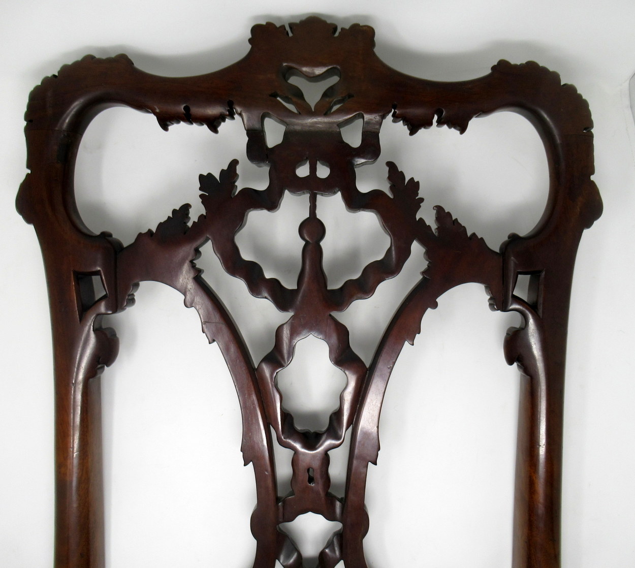 568. Fine Carved Irish Mahogany Georgian Revival Chair attrib. Butler of Dublin - Image 5
