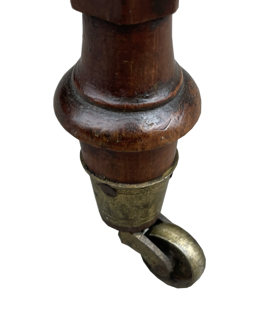 889. English Early Victorian Flame Mahogany Work Lamp Table 19th Century - Image 3