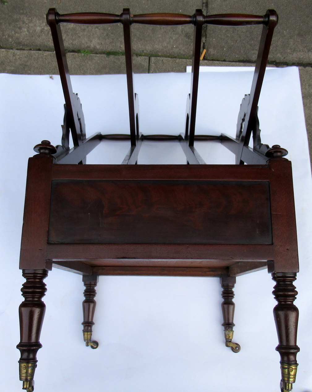 676. Irish Regency Mahogany Canterbury by Robert Strahan Dublin - Image 9