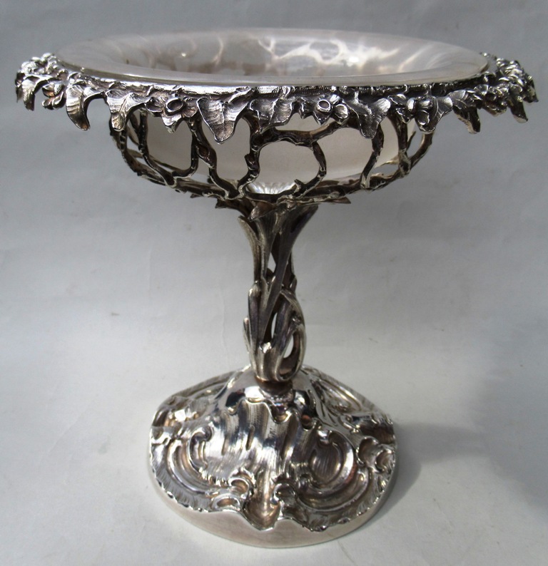 792. Superb Heavy Gauge Sterling Silver Centerpiece Charles Thomas Fox London 1846 - Image 5