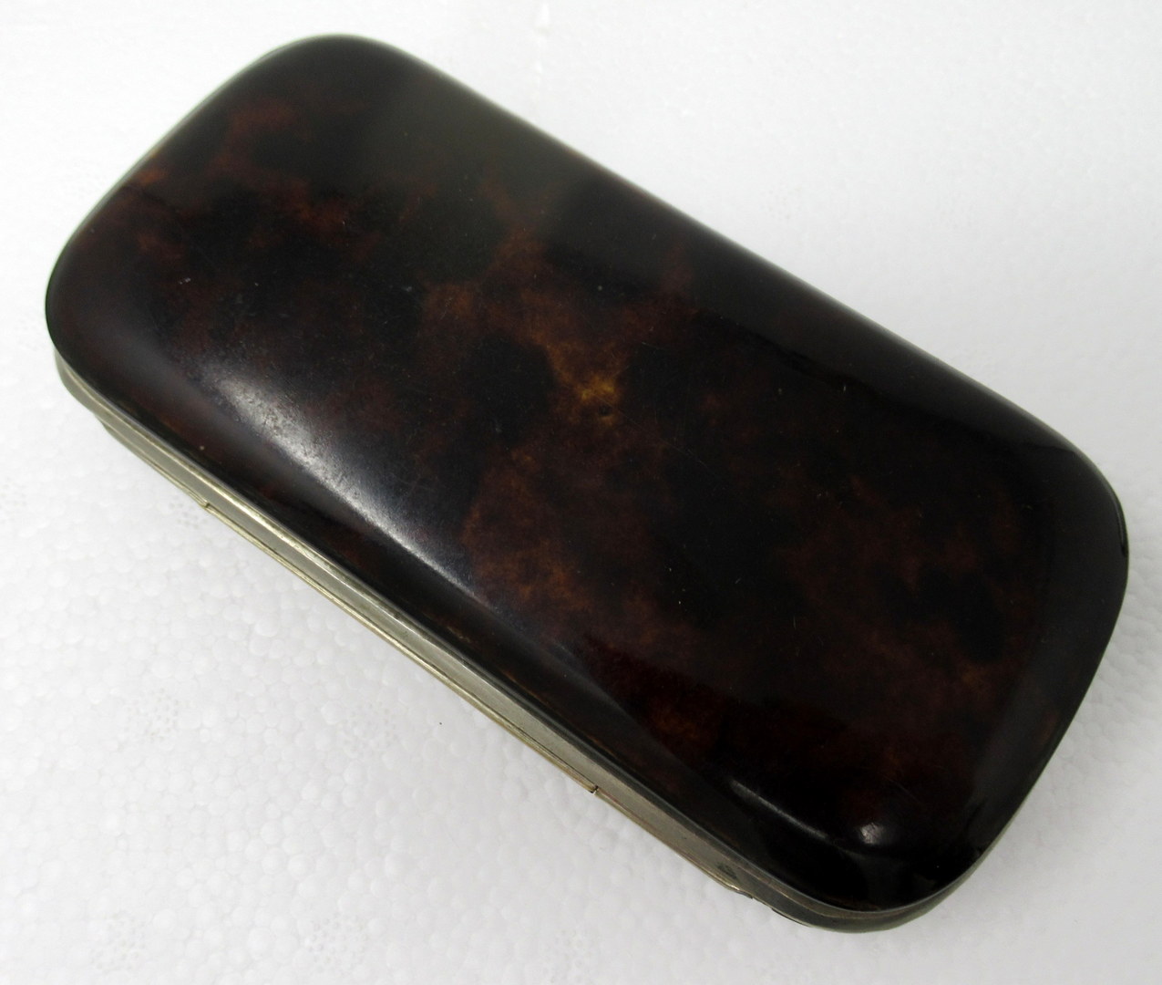 726. Antique Victorian Silver Card Case Trinket and Snuff Box Regency Grand Tour 19ct - Image 7