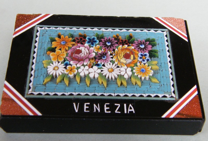 410. Micro Mosaic Desk Paper Weight Circa 1900 - Image 3