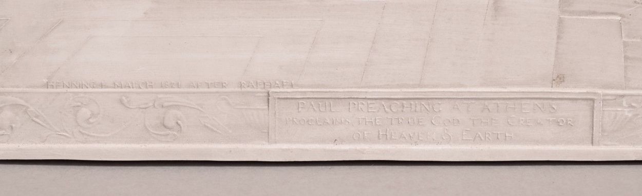 555. John Henning (1771-1851) Rare Set Six Plaster Plaques Cast in Relief After Raphael - Image 15