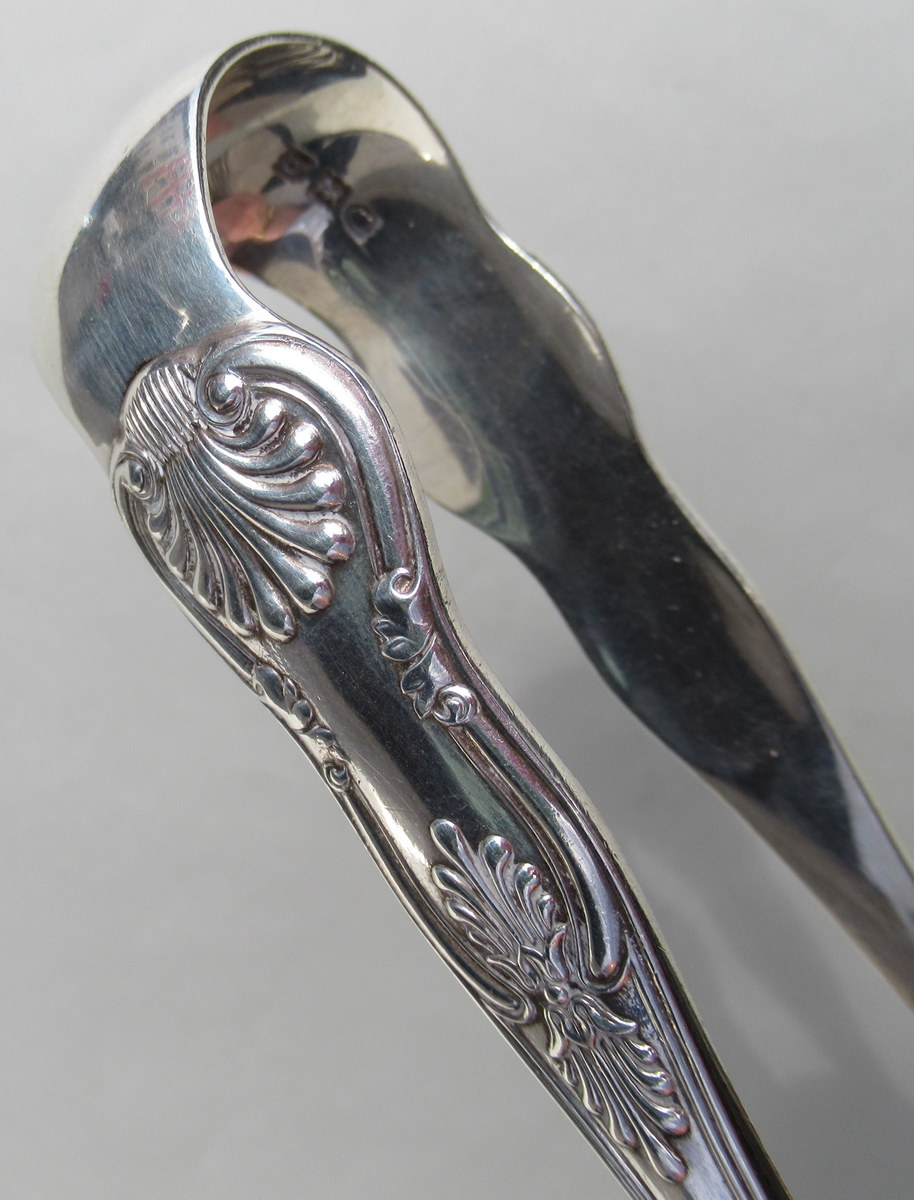 243. Superb Heavy Gauge Silver Asparagus Tongs William Hutton Sons London 1897 - Image 5
