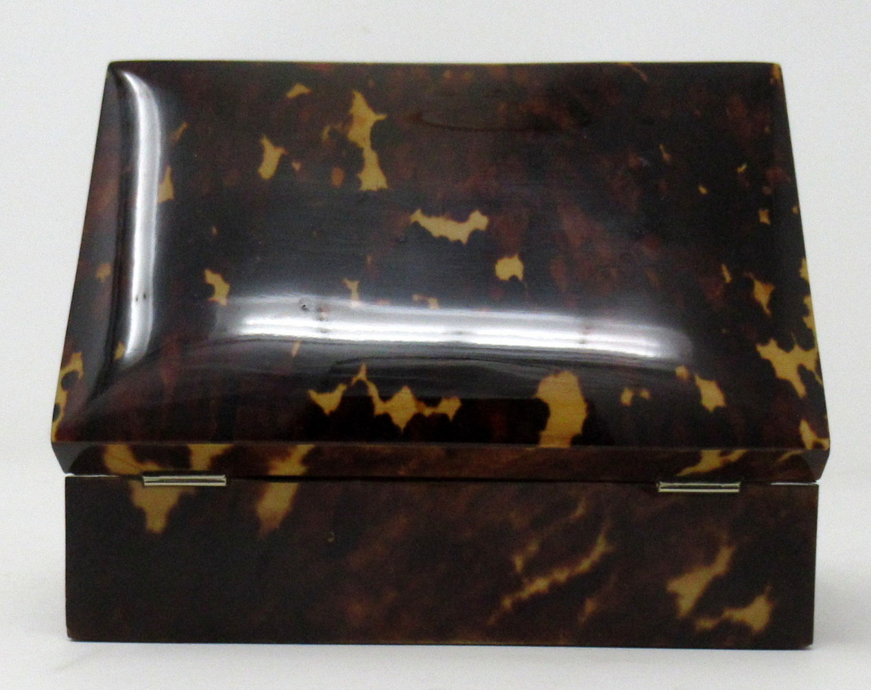 297. Fine Well Figured Tortoiseshell Ladies Jewellery Casket late 19thCt - Image 7