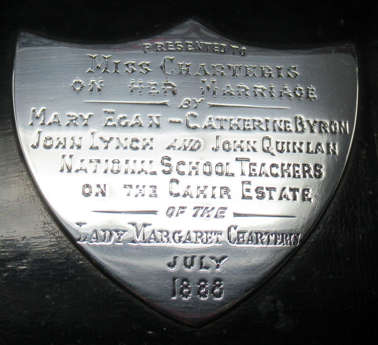 163. Stylish Sterling Silver and Ebony Twin Inkstand Tipperary Irish Provenance 19thCt - Image 6