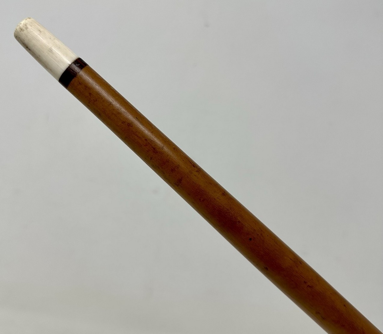 729. Antique Vintage English Ladys Gentlemas Malacca Wooden Walking Stick Cane 1920 - Image 9