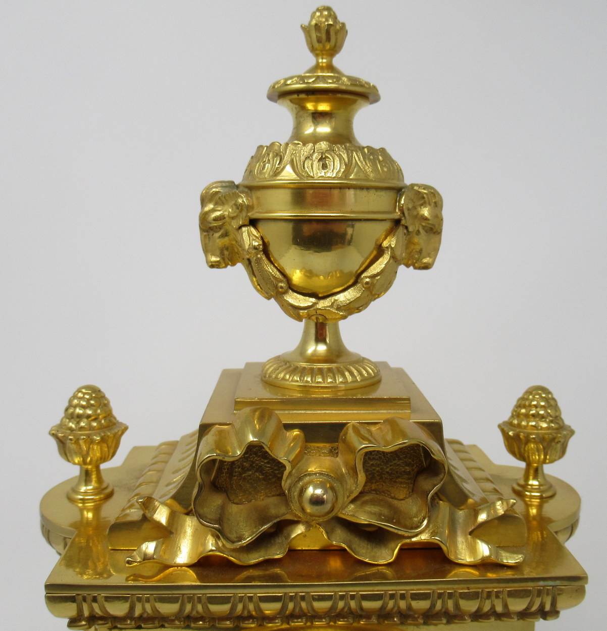 837. Fine French Ormolu Mantle Clock A D Mougin late 19thCt - Image 5