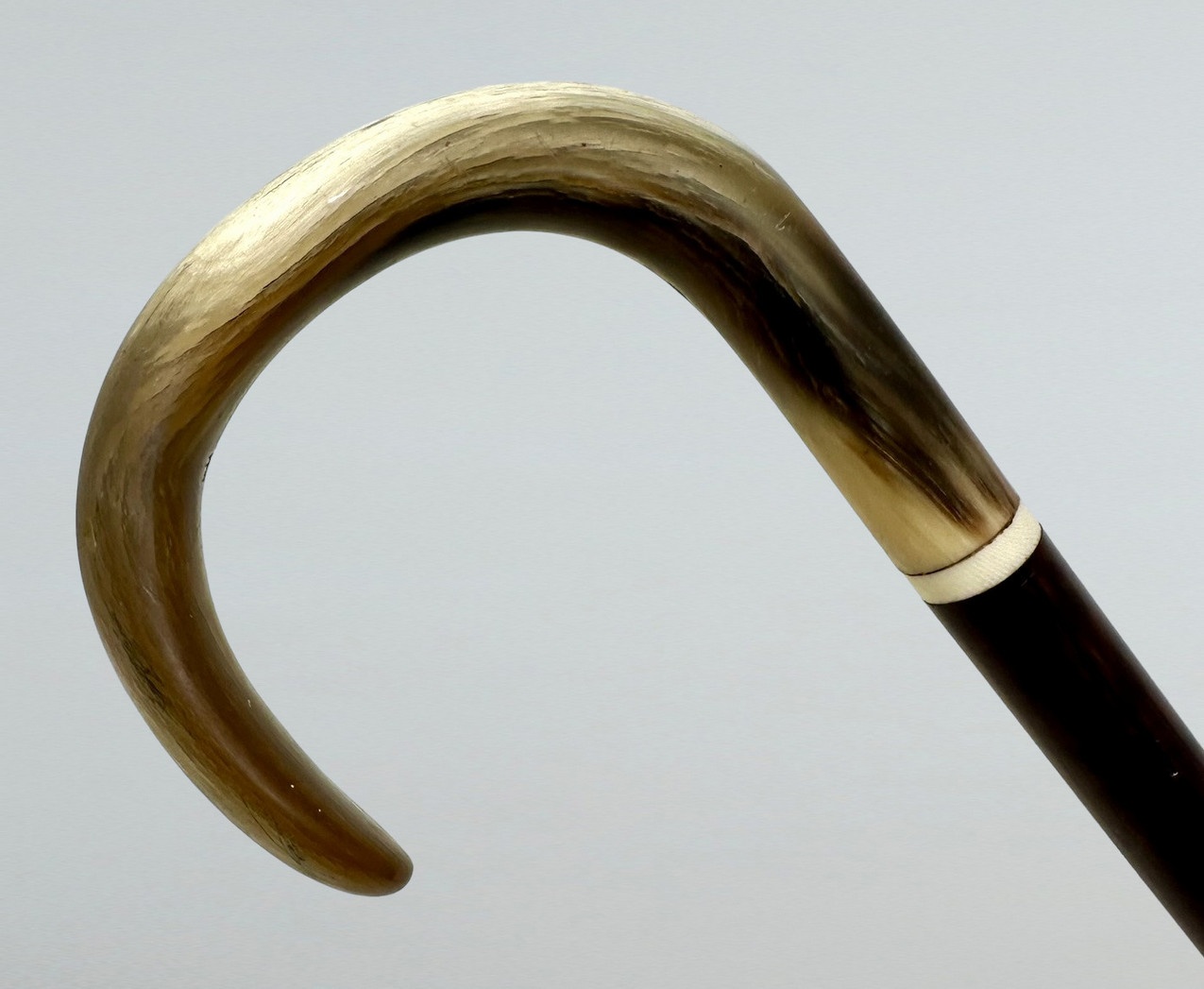 580. Antique Vintage Lady's Gentleman's Snakewood Wooden Walking Stick Dress Cane - Image 7