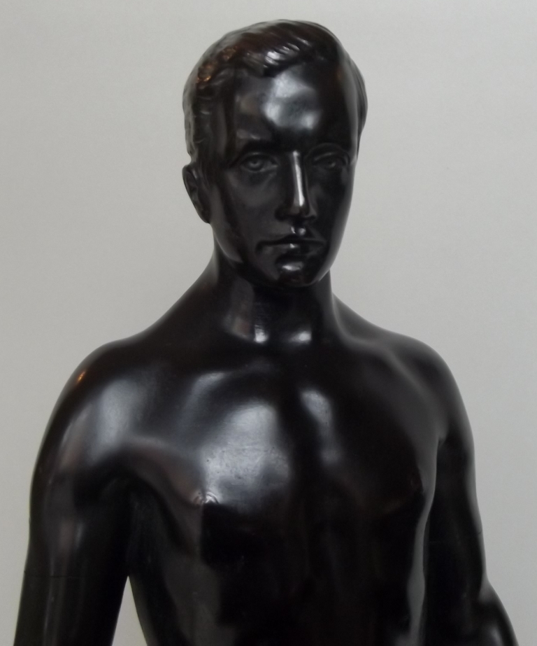 285. Oskar Gladenbeck 1850-1921 Superb Male Nude Bronze - Image 8