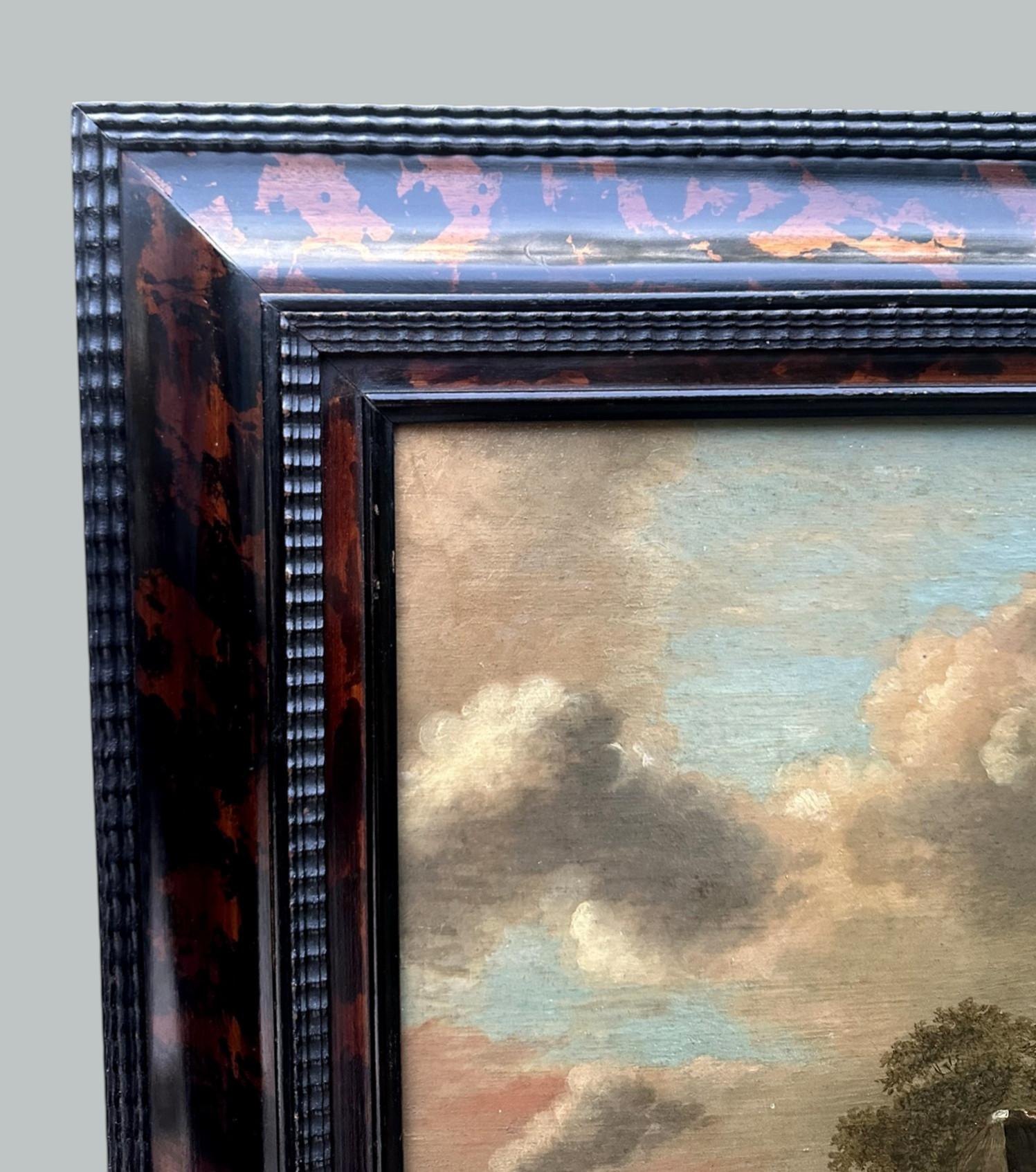 447. Cornelis Gerritsz Decker 1618- 1678 Antique Dutch Painting Fisherman Village - Image 5