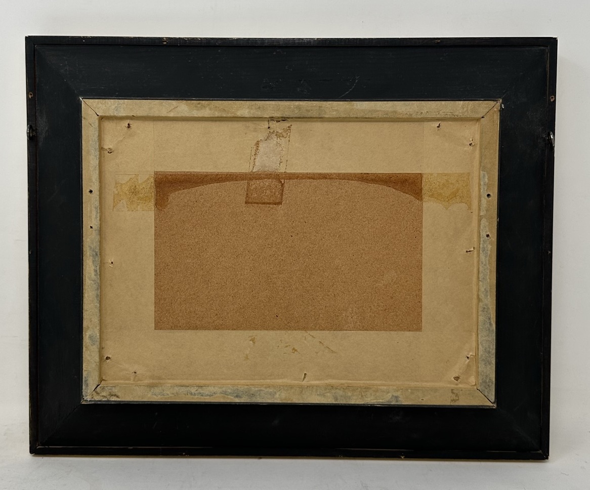 843. Antique Continental Italianate Framed Watercolour on Board possibly Venice Italy - Image 7