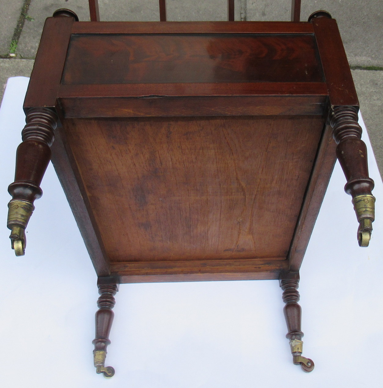 676. Irish Regency Mahogany Canterbury by Robert Strahan Dublin - Image 10