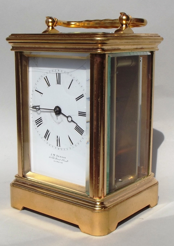317. Fine Ormolu Carriage Time-Piece J.W.Benson Bond St. London - Image 2