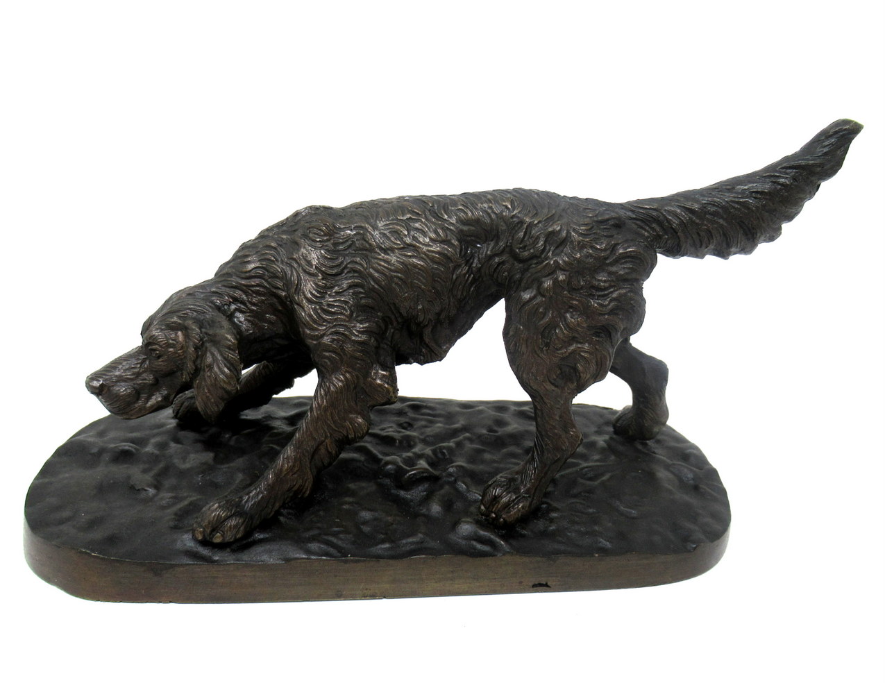 578. Antique Grand Tour Bronze Animal Sculpture Dog Figure attrib Pierre-Jules Mene - Image 3