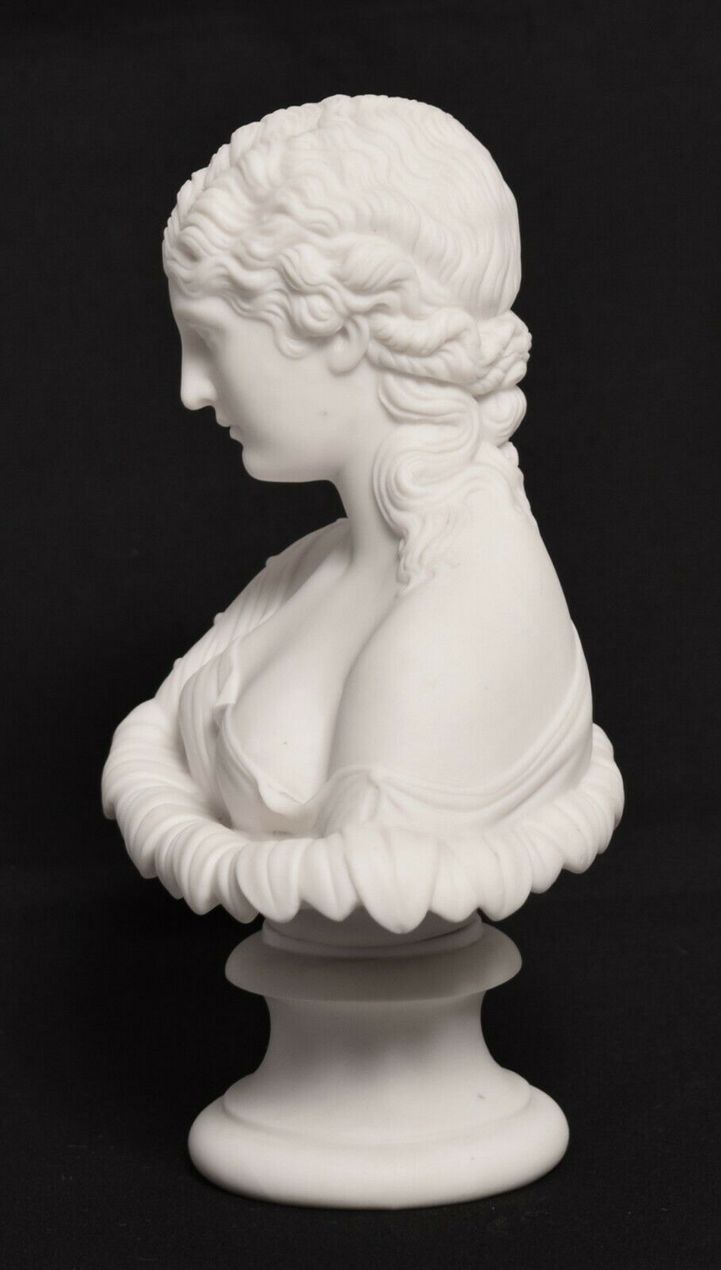 636. Parian Bust of Clytie Lover of Apollo possibly Copeland 19thCt - Image 2