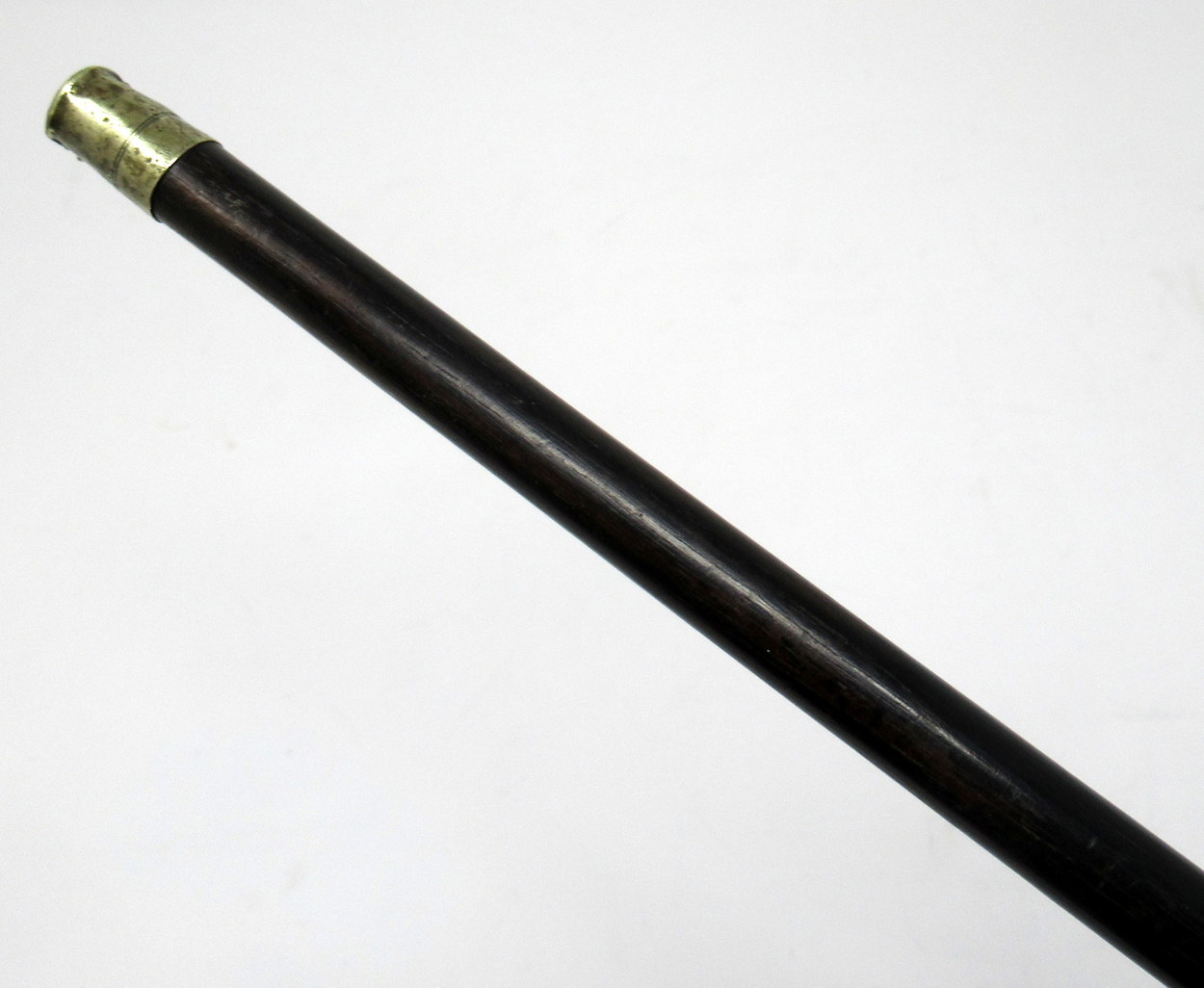 828. Stylish Ladies Ebonized Cow Horn Crook Handle London 1938 - Image 3