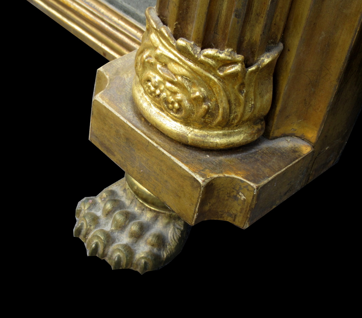 812. Rare Irish Georgian Giltwood Pier Mirror Joshua Kearney Dublin Circa 1810 - Image 3