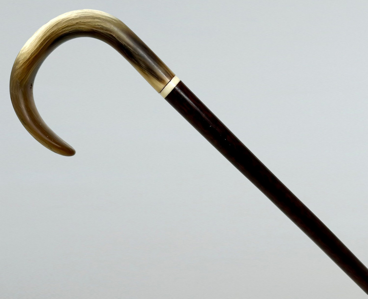 580. Antique Vintage Lady's Gentleman's Snakewood Wooden Walking Stick Dress Cane - Image 2